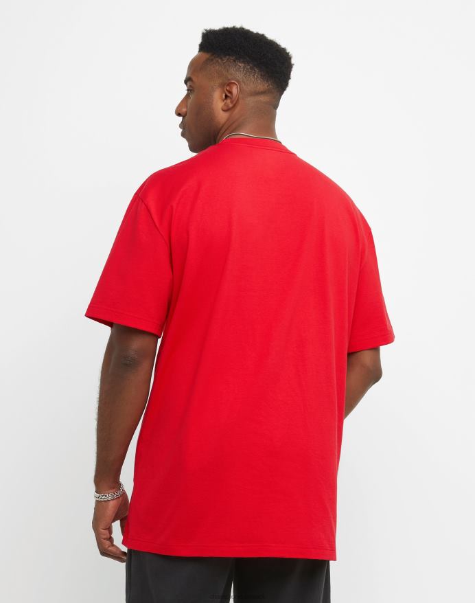Champion klassisk t-shirt grafik (stor og høj) V6J66636 rød