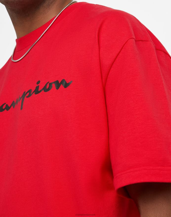 Champion klassisk t-shirt grafik (stor og høj) V6J66636 rød