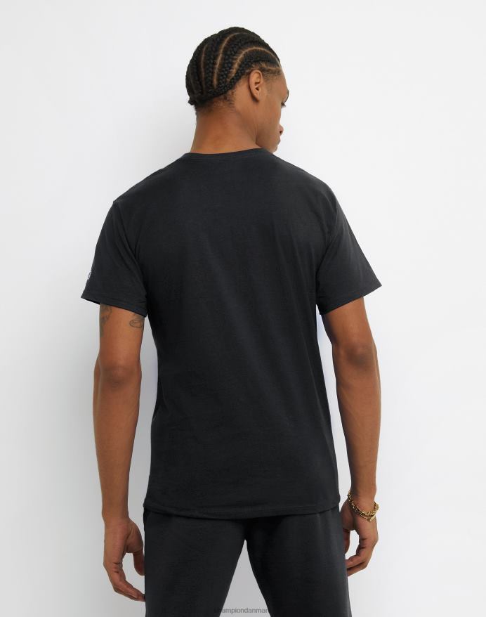 Champion klassisk tee drop shadow logo V6J66616 sort