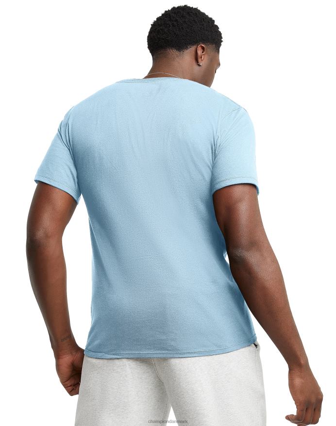 Champion klassiske grafiske t-shirts stablet c-logoer V6J66559 forfine himmelblå