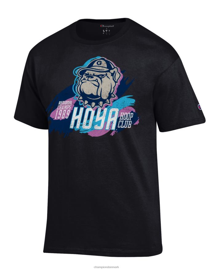 Champion kortærmet t-shirt georgetown hoyas hoop club V6J66625 sort