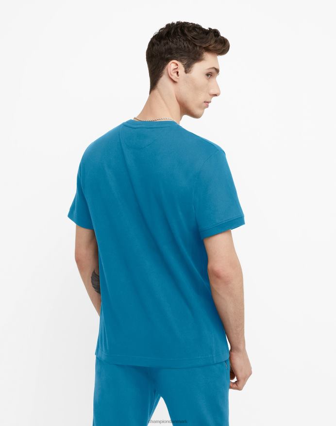 Champion mellemvægt T-shirt med omvendt vævning V6J66529 rockin blågrøn