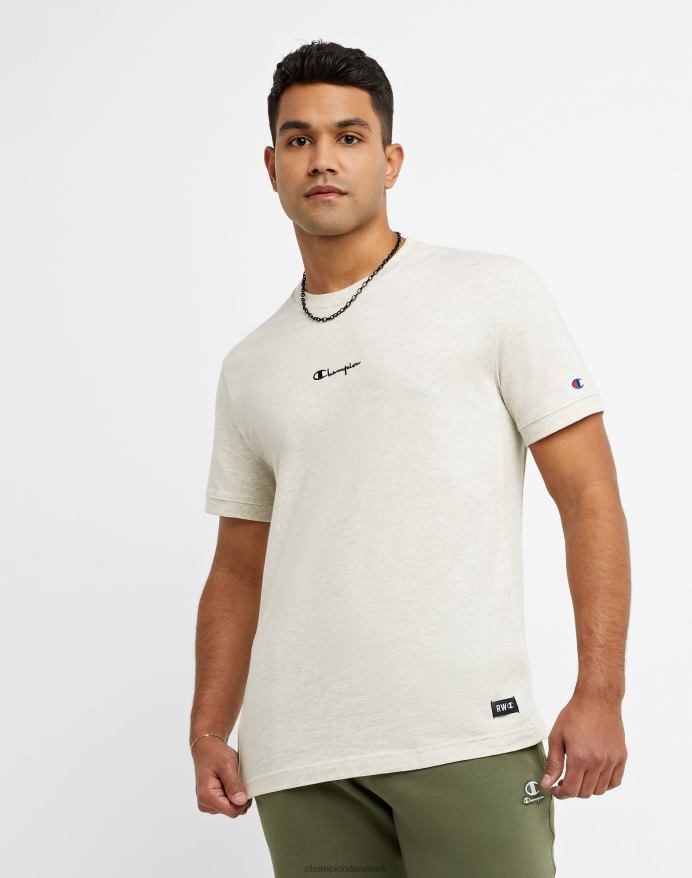 Champion mellemvægt T-shirt med omvendt vævning V6J66533 havregryn lyng