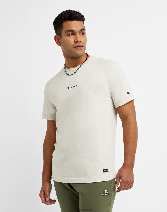Champion mellemvægt T-shirt med omvendt vævning V6J66533 havregryn lyng