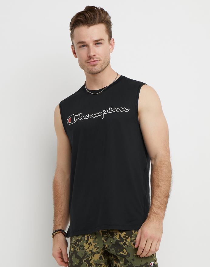 Champion mvp muscle tank script logo V6J66545 sort