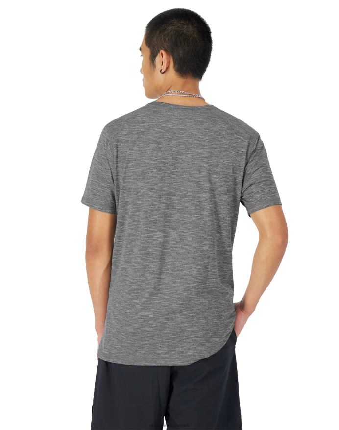 Champion mvp t-shirt klassisk script V6J66549 jernbane grå lyng