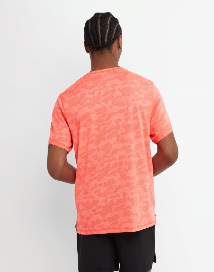 Champion mvp tee camo jacquard V6J66538 rødglød lyng