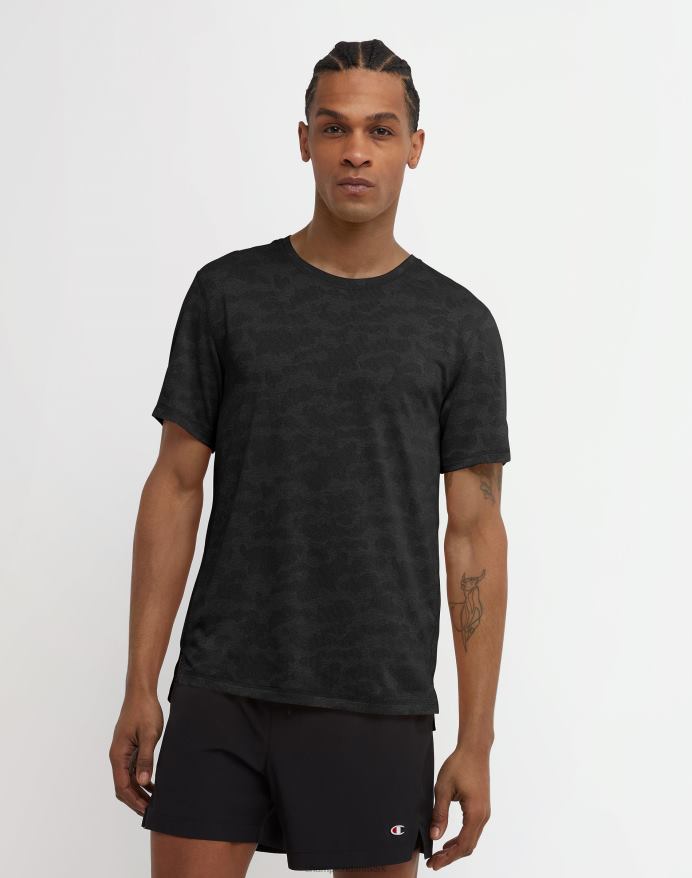 Champion mvp tee camo jacquard V6J66540 sort