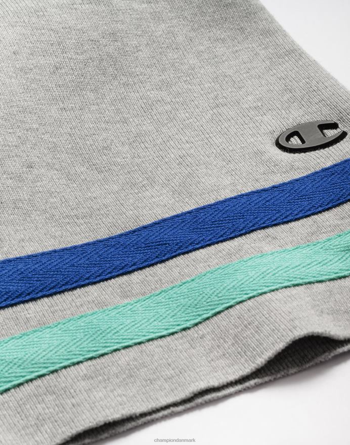 Champion premium vævet atletisk t-shirt med lynlås foran V6J66552 oxford grå