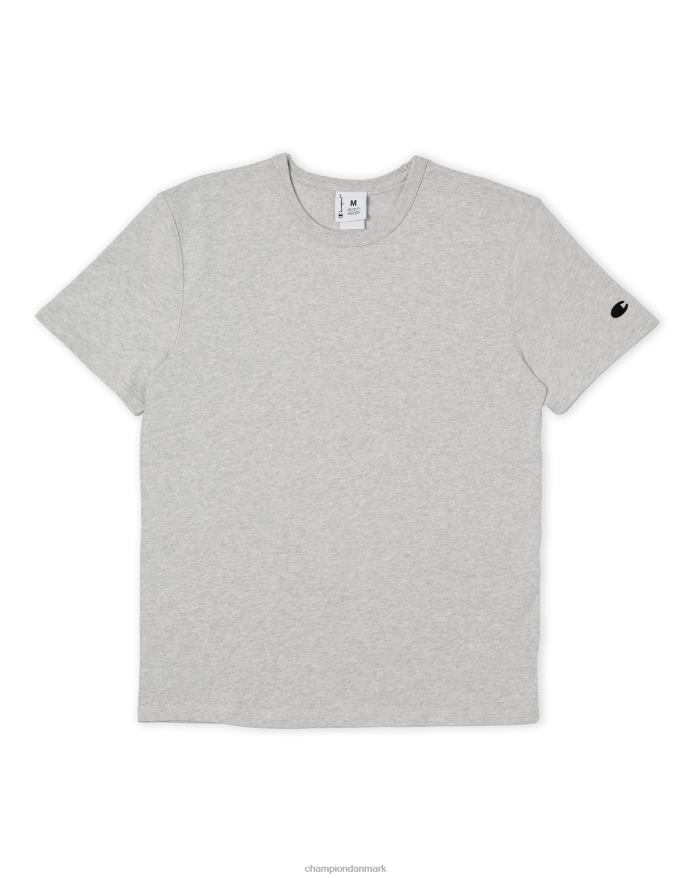 Champion premium vævet t-shirt kraftig 100 % bomuld c logo V6J66550 bleget stencremelyng
