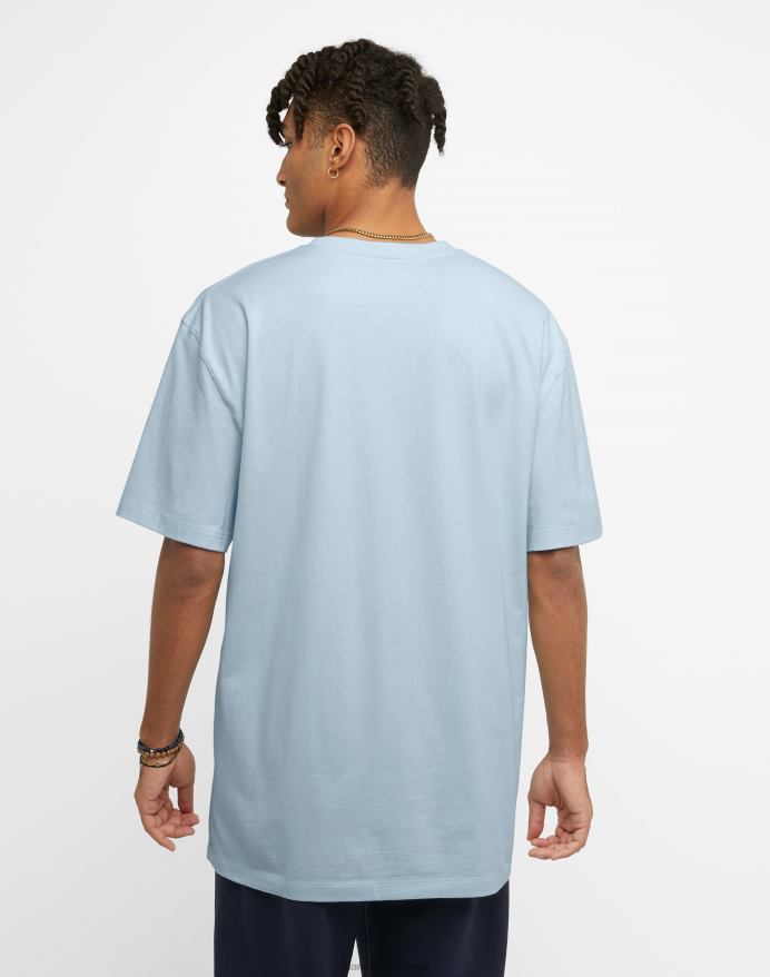 Champion store og høje klassiske grafiske t-shirts stablet c-logoer V6J66563 forfine himmelblå