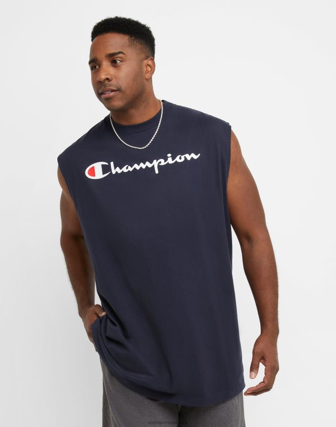 Champion store og høje klassiske muskeltank c script V6J66621 flåde