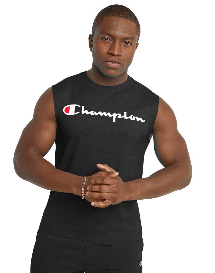 Champion store og høje klassiske muskeltank c script V6J66622 sort