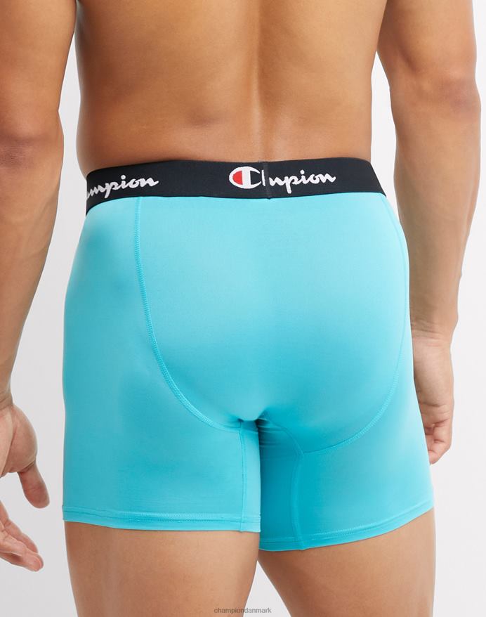 Champion boxershortspakke letvægts stretch fugttransporterende 3-pak rød/grøngrøn/print V6J66676