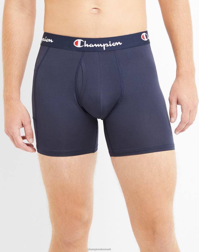 Champion lette stretch boxershorts med lommepakke fugttransporterende anti-lugt 3-pak V6J66660 assorteret