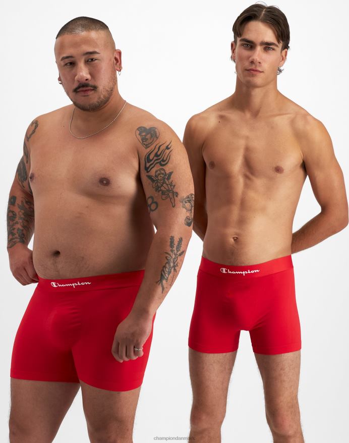 Champion sømløse boxershorts fugttransporterende scarlet V6J66665 rød