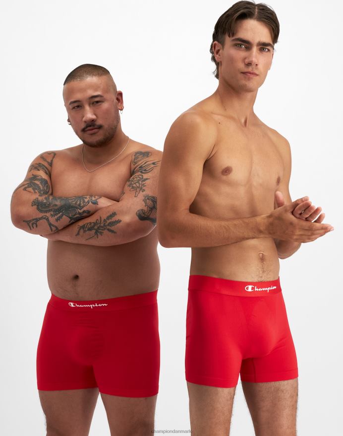 Champion sømløse boxershorts fugttransporterende scarlet V6J66665 rød