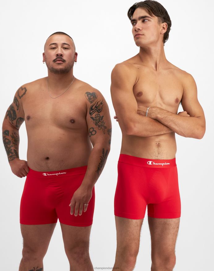Champion sømløse boxershorts fugttransporterende scarlet V6J66665 rød