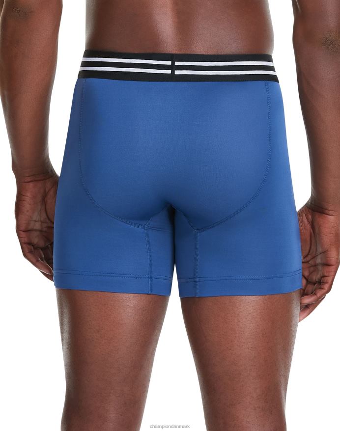 Champion ydeevne boxershortspakke fugttransporterende anti-lugt polyester spandex 3-pak sort V6J66677